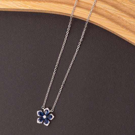 Collier SILVÉRA en argent rhodié