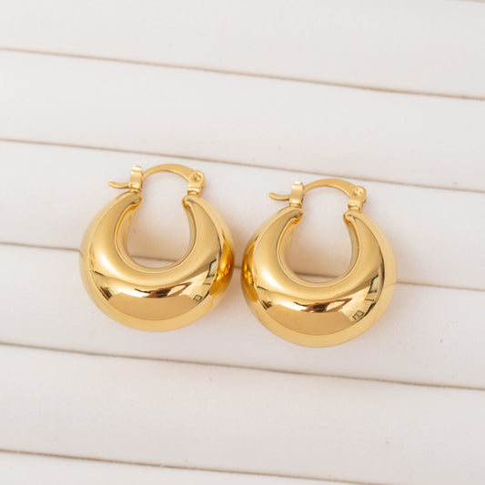 Boucles d'oreilles NACRÉES en acier inoxydable