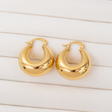Boucles d'oreilles NACRÉES en acier inoxydable