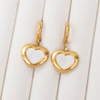 Boucles d'oreilles NACRÉES en acier inoxydable