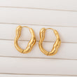 Boucles d'oreilles NACRÉES en acier inoxydable