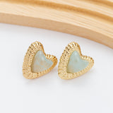 Boucles d'oreilles NOÉRA - VERT en Acier garanti Inoxydable