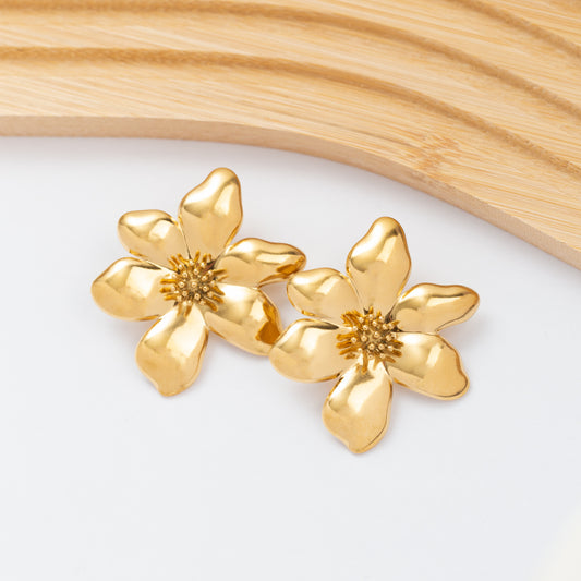 Boucles d'oreilles DAHLIA en Acier garanti Inoxydable