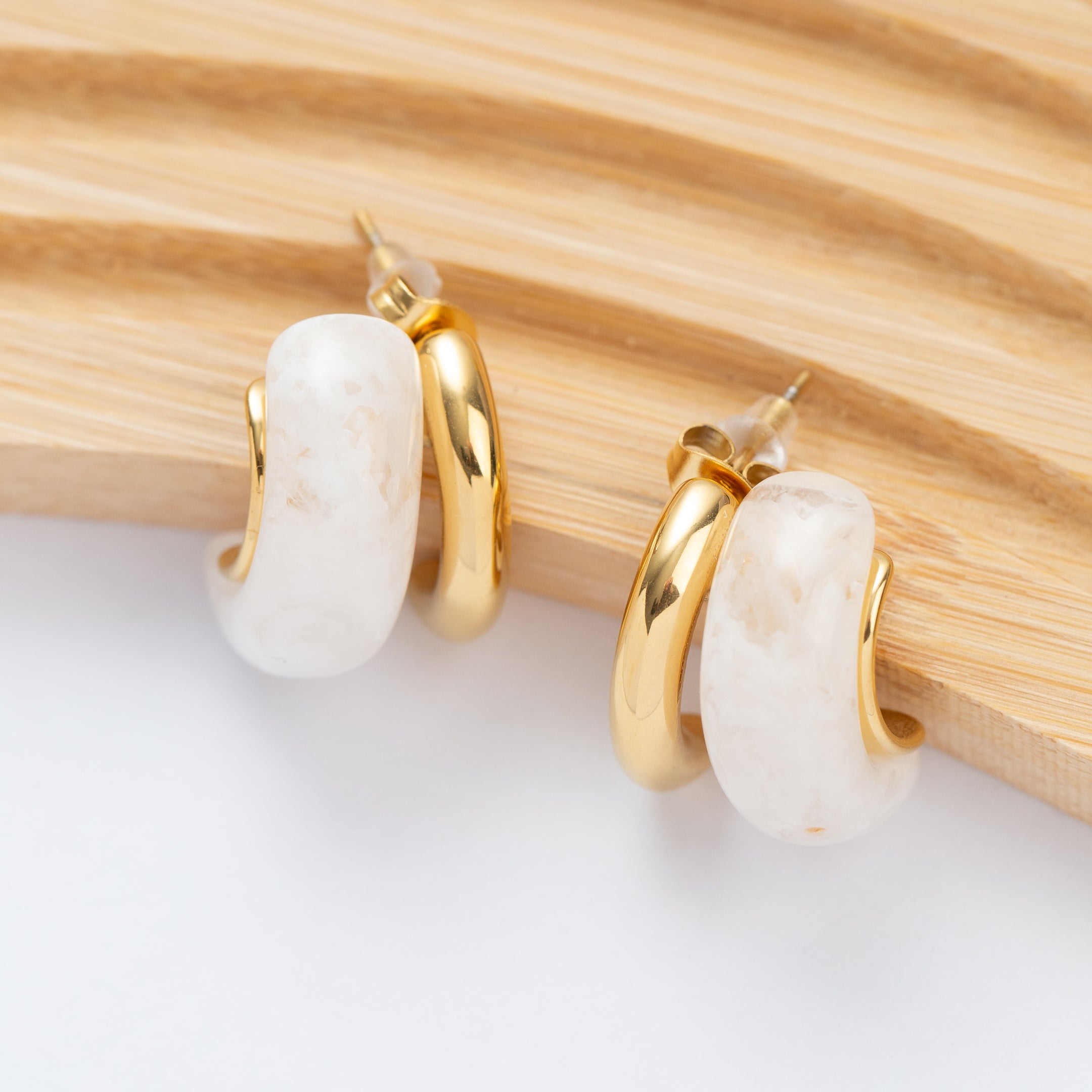 Boucles d'oreilles CLOUD en Acier garanti Inoxydable