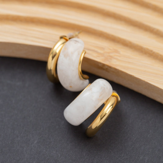 Boucles d'oreilles CLOUD en Acier garanti Inoxydable