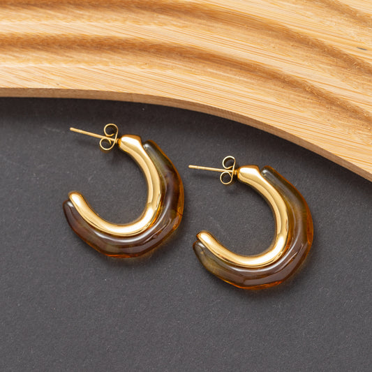 Boucles d'oreilles HONEY en Acier garanti Inoxydable