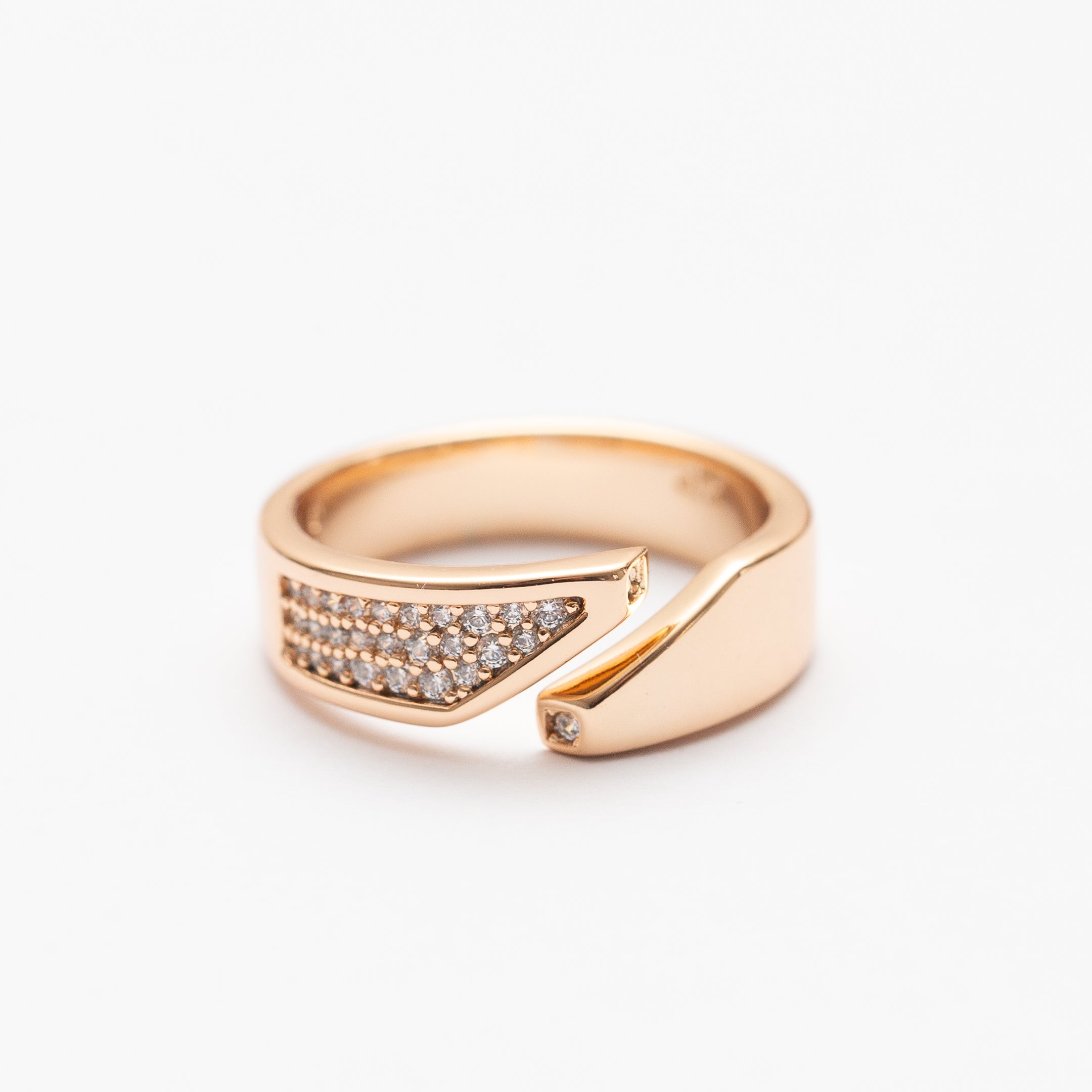Bague en plaqué or Xuping Xp Tendance