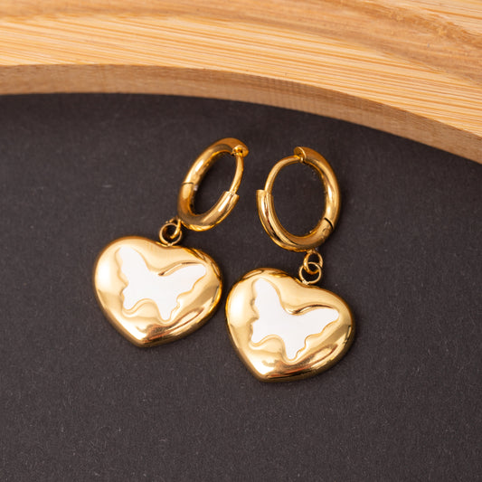 Boucles d'oreilles Essentiel en acier inoxydable