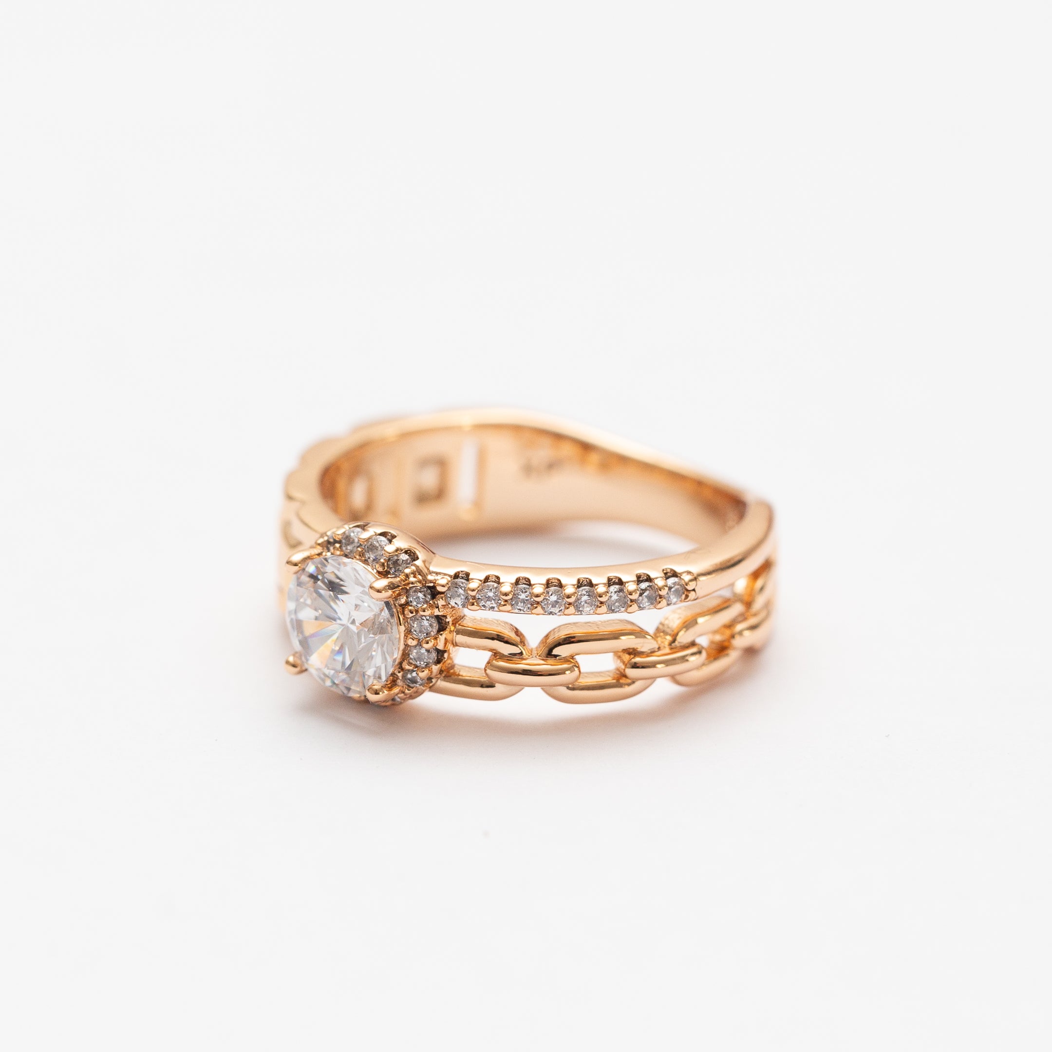 Bague en plaqué or Xuping Xp Tendance