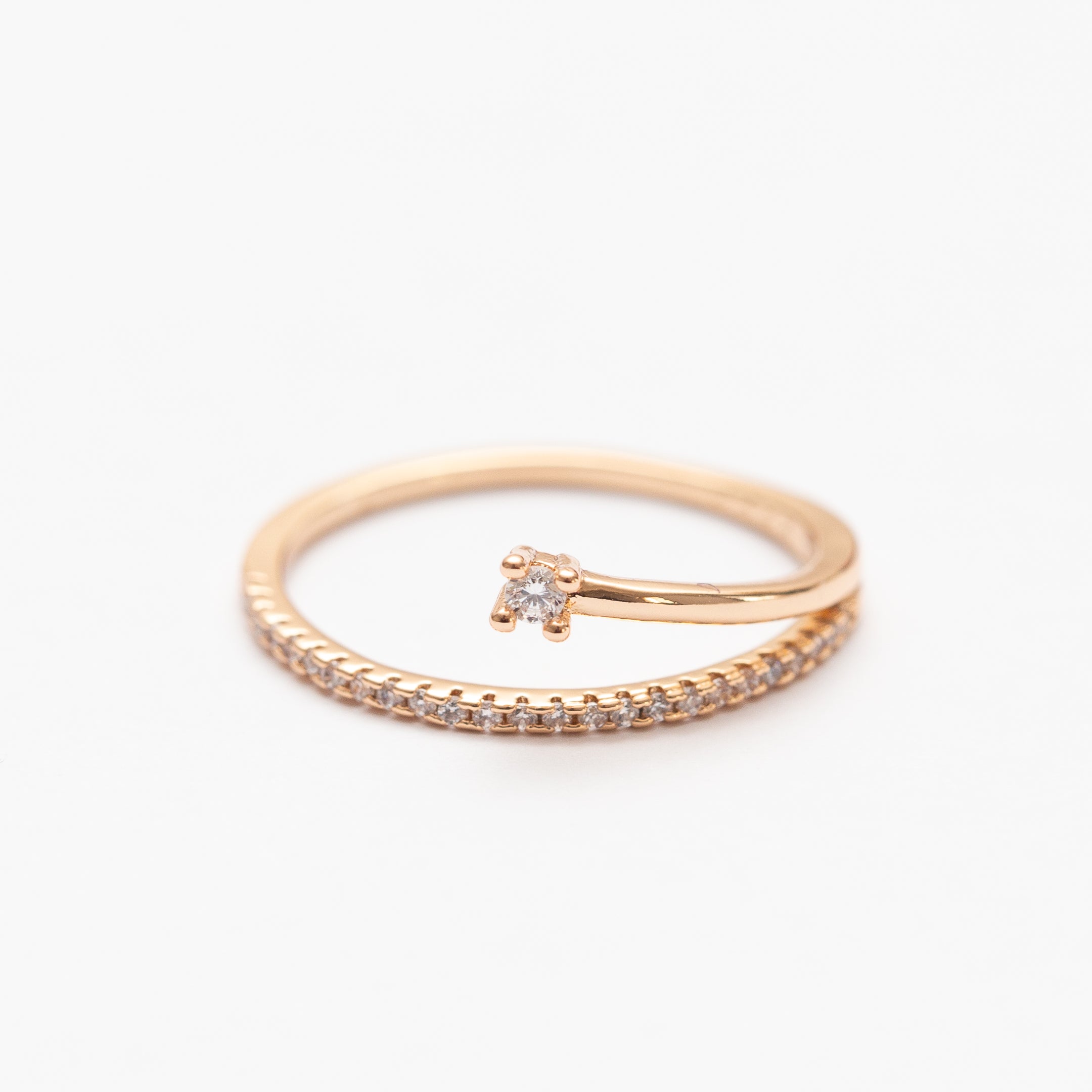 Bague en plaqué or Xuping Xp Tendance