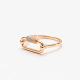 Bague en plaqué or Xuping Xp Tendance