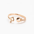 Bague en plaqué or Xuping Xp Tendance