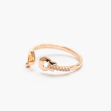 Bague en plaqué or Xuping Xp Tendance