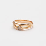 Bague en plaqué or Xuping Xp - Tendance