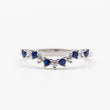 Bague argent rhodié tendance simple