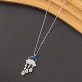 Collier en argent rhodié garantie