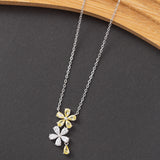 Collier en argent rhodié garantie