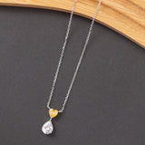 Collier en argent rhodié garantie