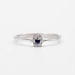 Bague argent rhodié tendance simple