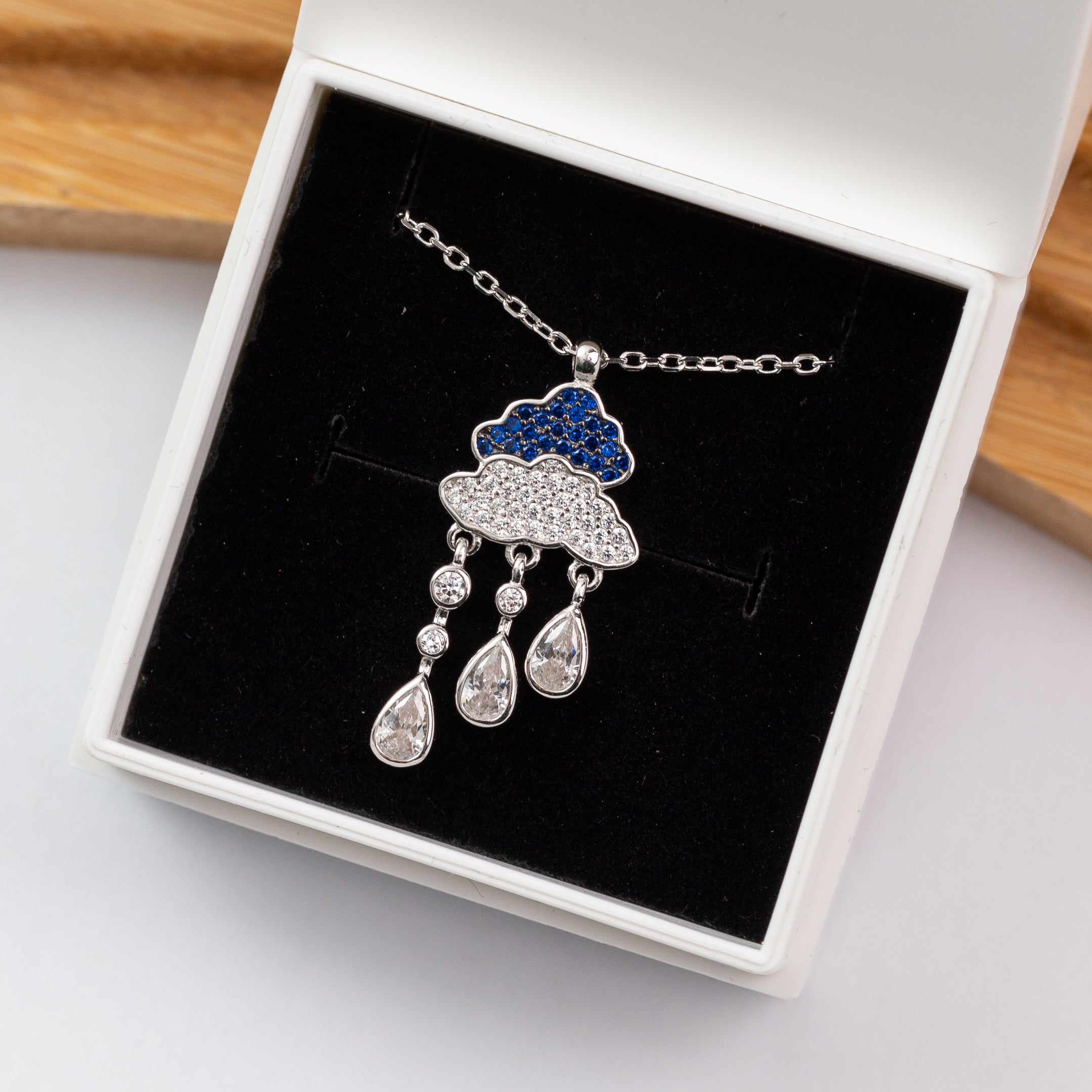 Collier en argent rhodié garantie