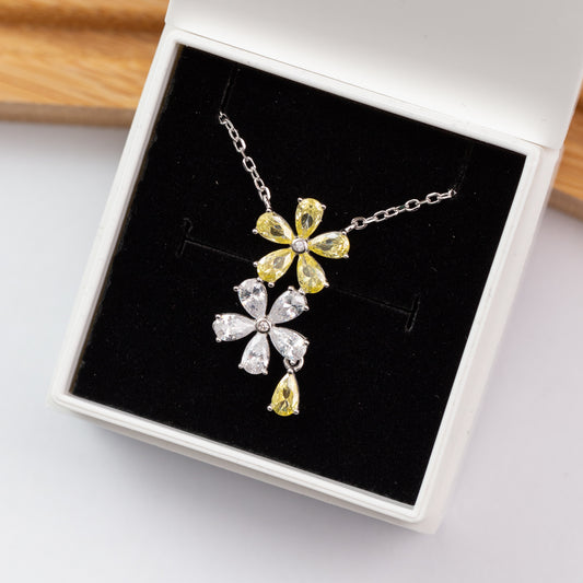 Collier en argent rhodié garantie