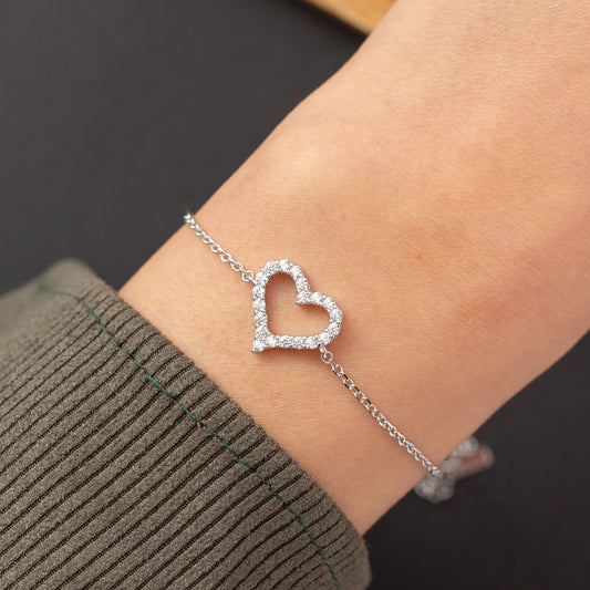 Gourmette en argent rhodié garantie