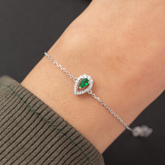 Gourmette en argent rhodié garantie