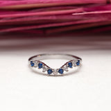 Bague argent rhodié tendance simple