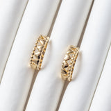 Boucles d'oreilles en plaqué or xuping - XP