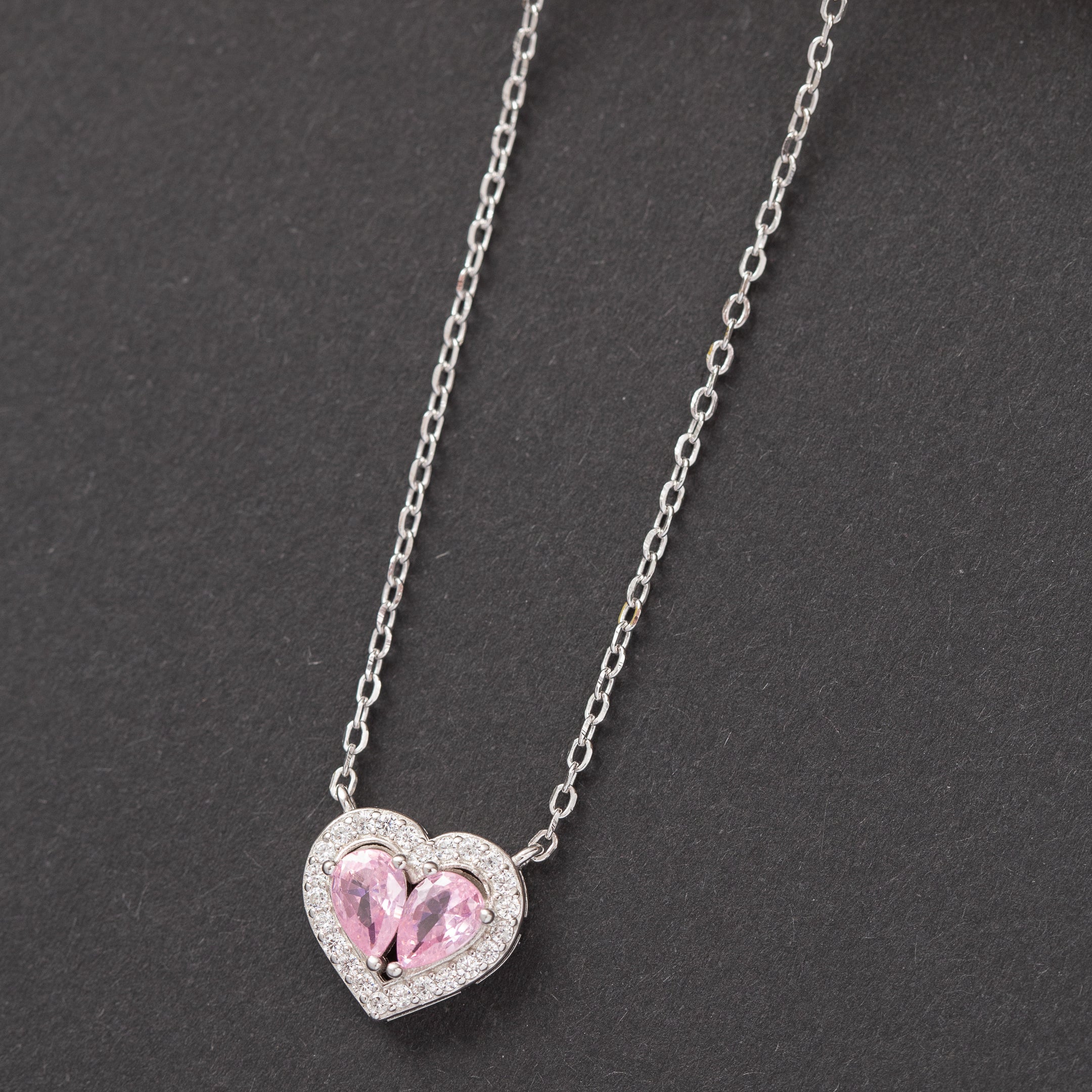 Collier en argent rhodié garantie