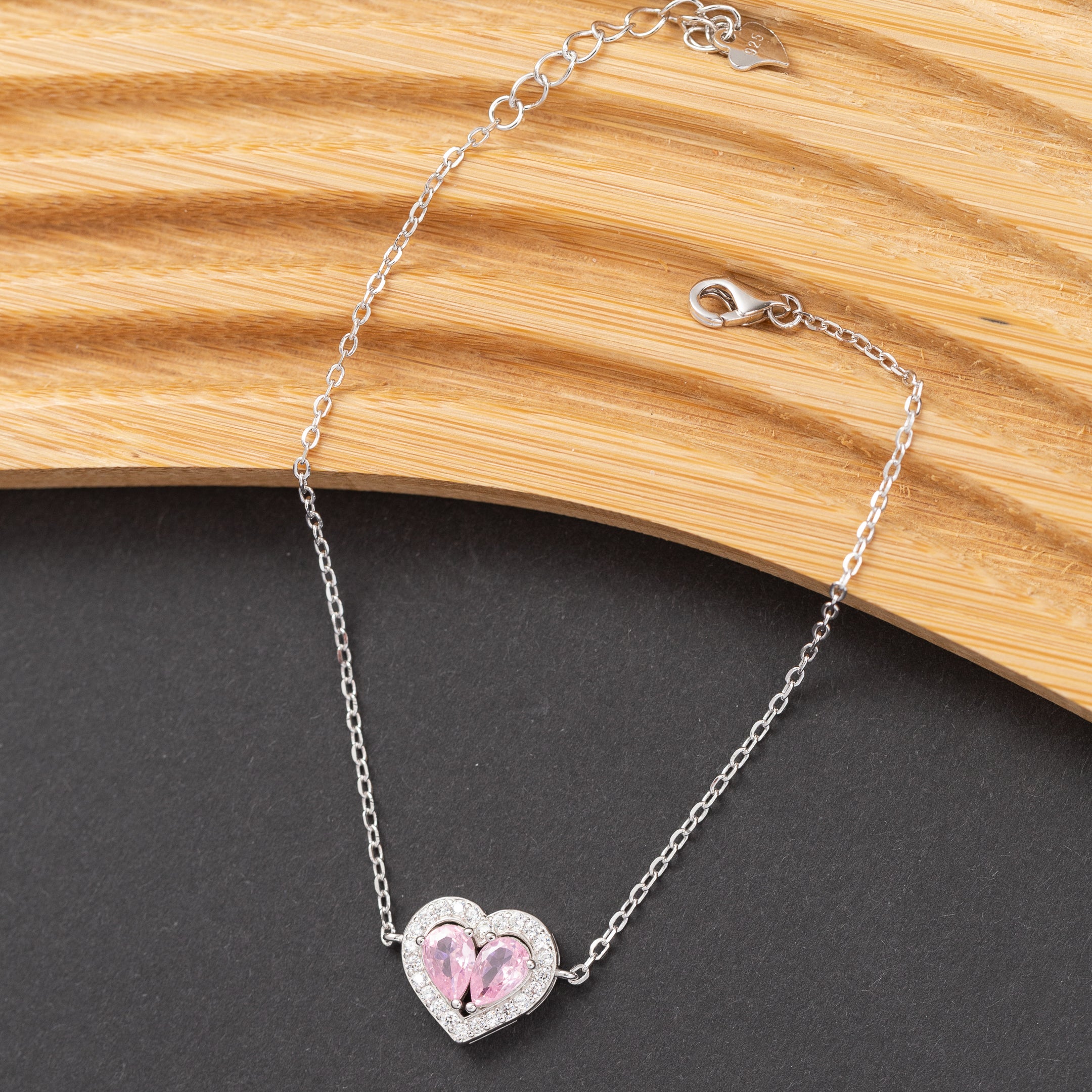 Gourmette en argent rhodié garantie