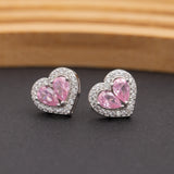 Boucles d'oreilles en argent rhodié garanties