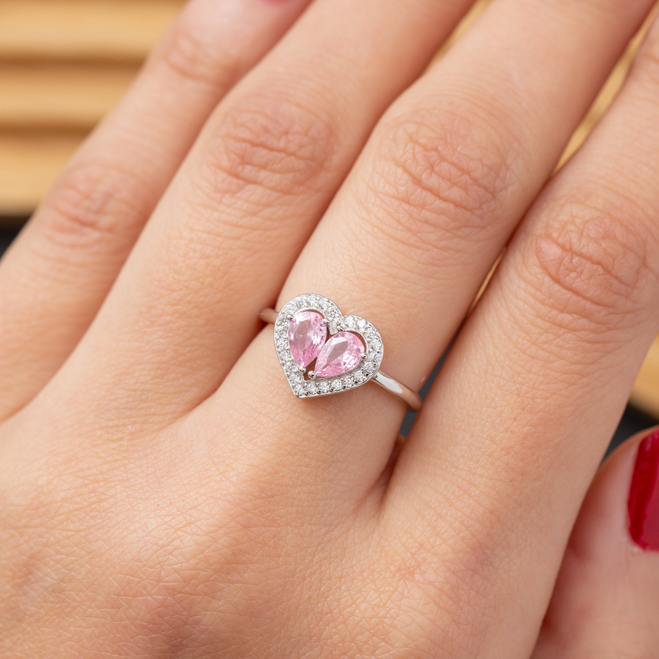 Bague en argent rhodié garantie