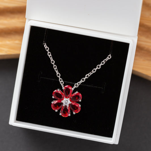 Collier en argent rhodié garantie