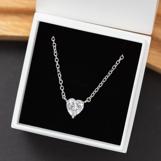 Collier en argent rhodié garanti