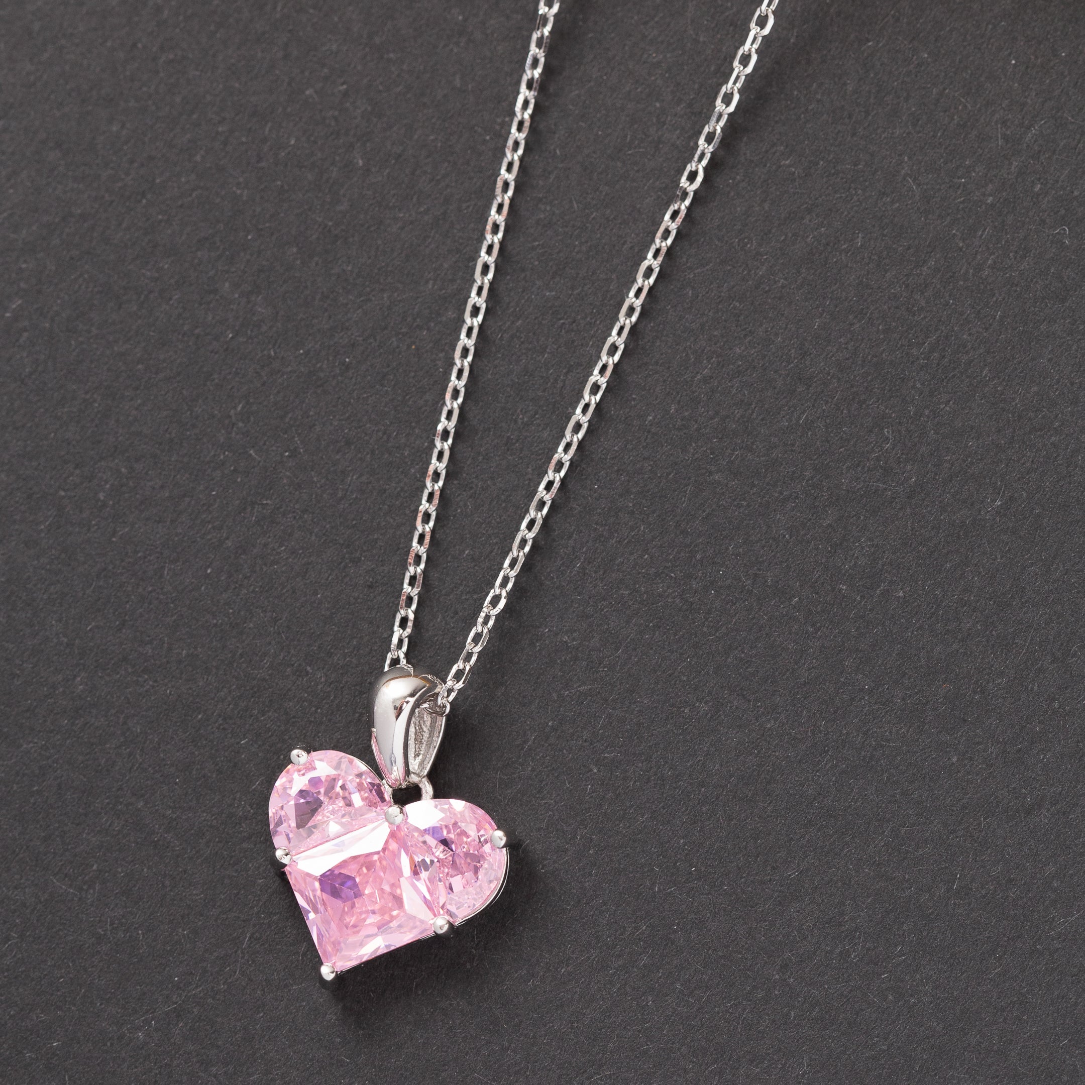 Collier en argent rhodié garanti