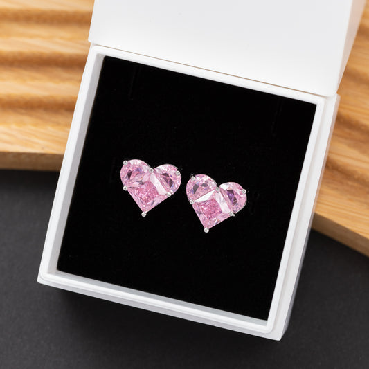 Boucles d'oreilles en argent rhodié garanties