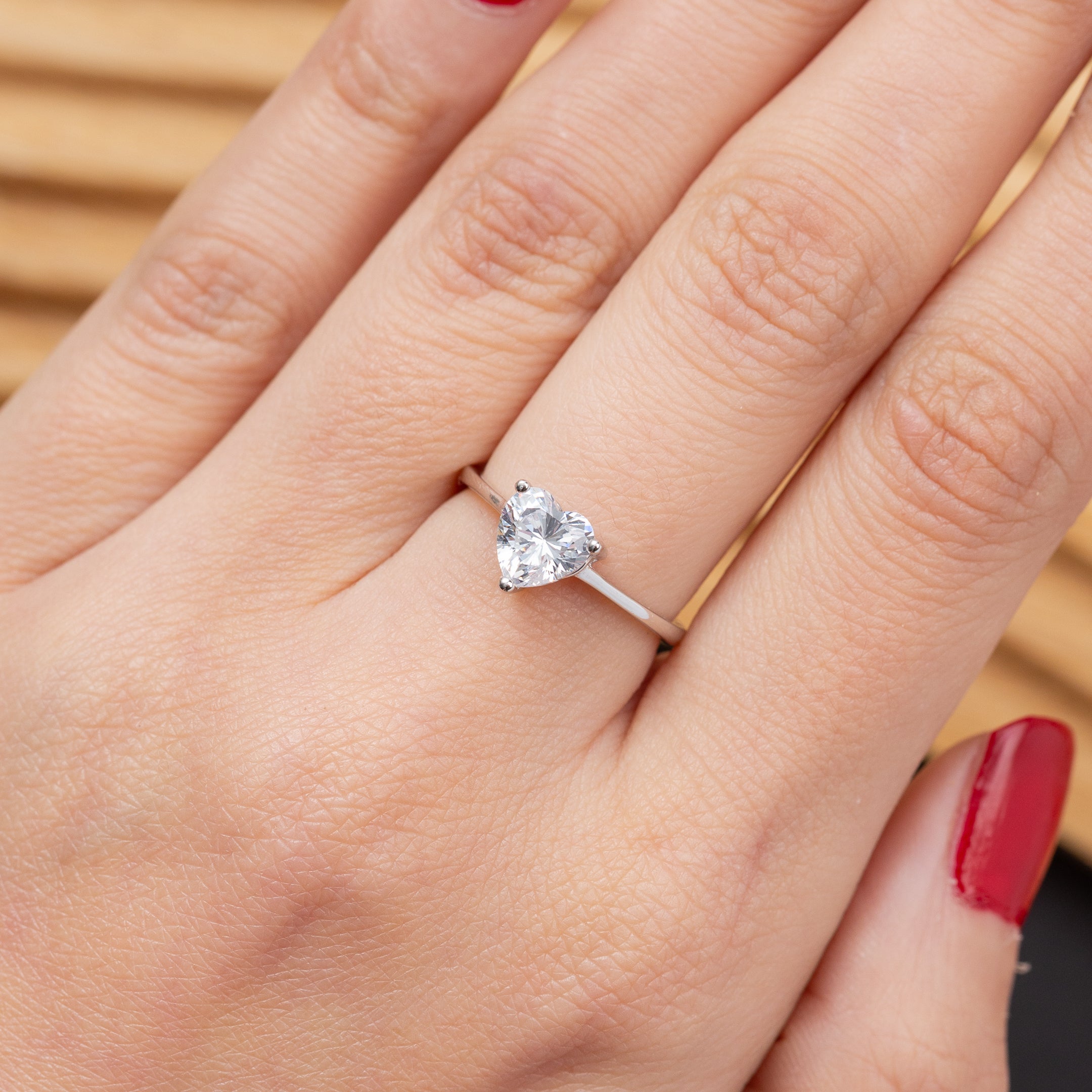 Bague en argent rhodié garantie