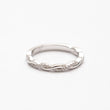 Bague en argent rhodie tendance