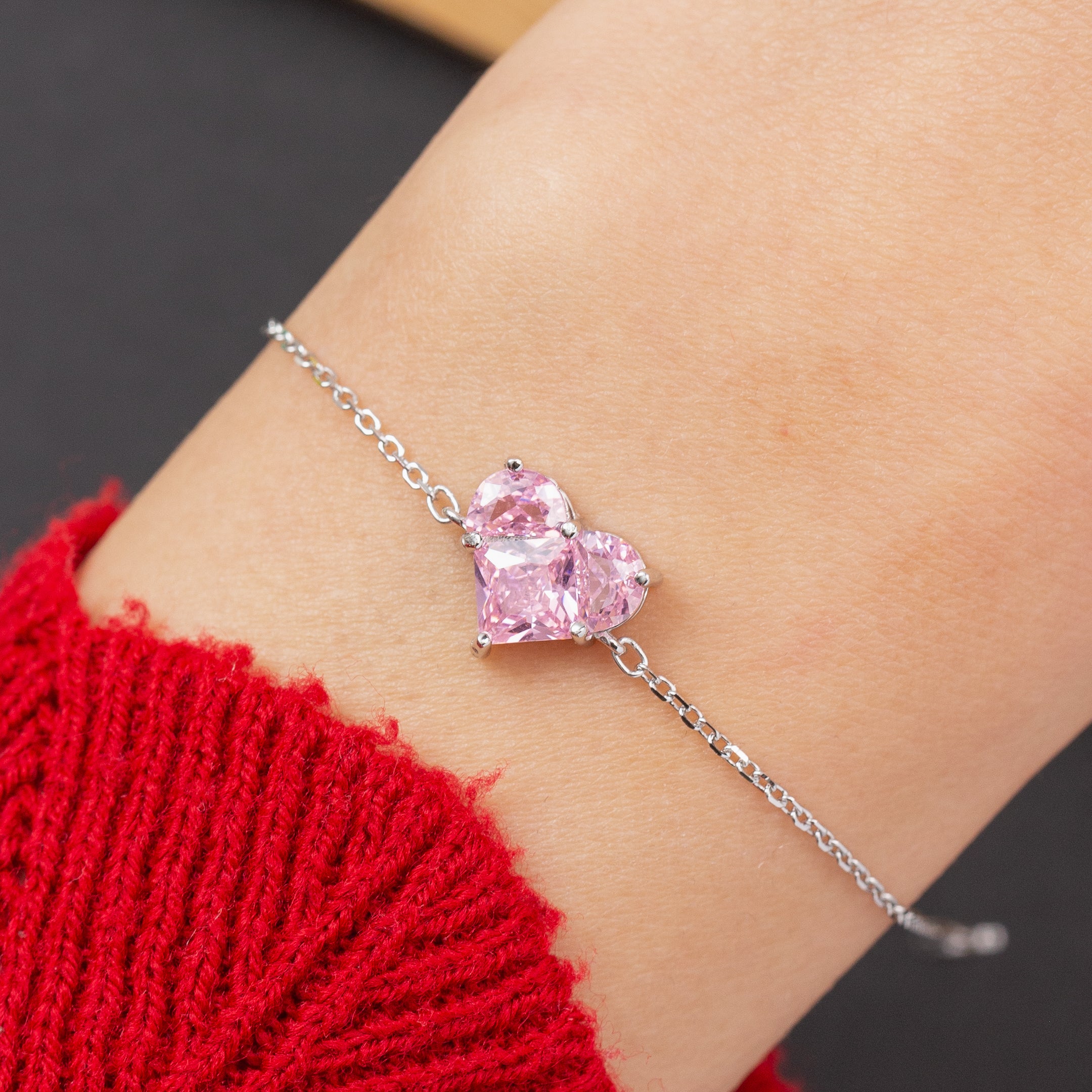 Gourmette en argent rhodié garantie