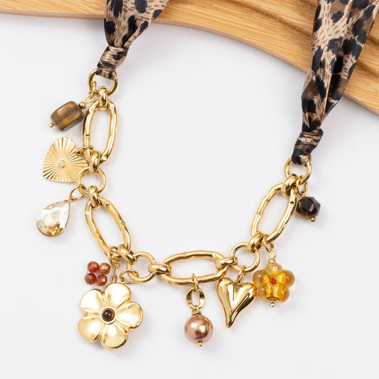 Collier SOLEIL NOMADE en acier inoxydable garanti