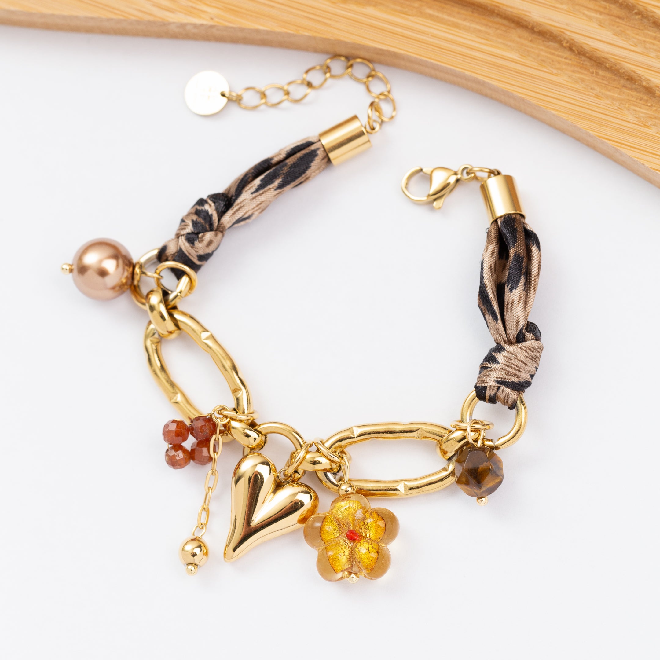 Gourmette SOLEIL NOMADE en acier inoxydable garantie