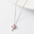 Chaine en argent rhodié tendance
