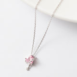 Chaine en argent rhodié tendance