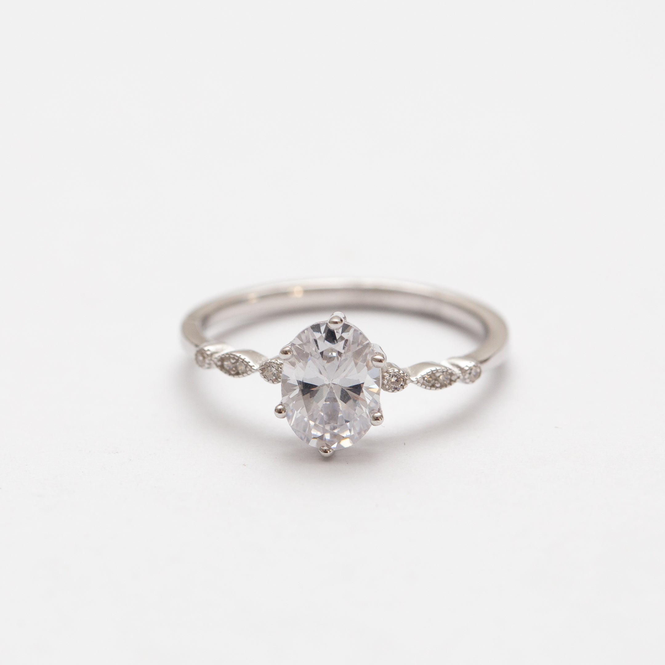 Bagues en argent rhodié tendance