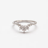Bagues en argent rhodié tendance