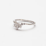Bagues en argent rhodié tendance