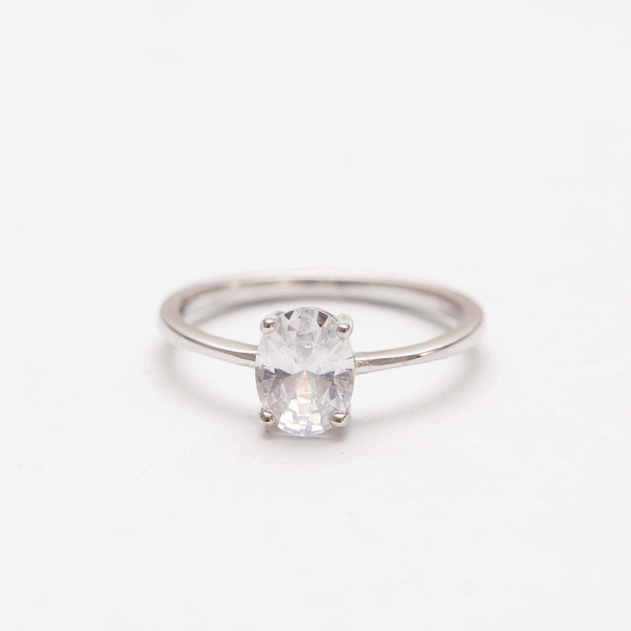 Bagues en argent rhodié tendance