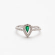 Bagues en argent rhodié tendance