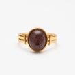 Bague Acier tendance - Pierre naturelle